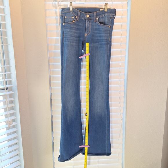 Rag & Bone Size 26 Elephant Bell Flared Blue Jeans - Picture 7 of 10